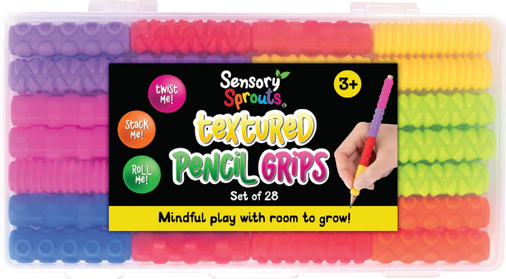 Sensory Sprouts - Textured Pencil Grips Set (28pk)