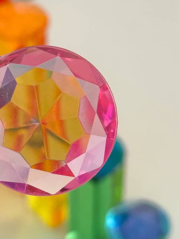 Pointed Back Gems - Aurora Borealis (Clear Window)