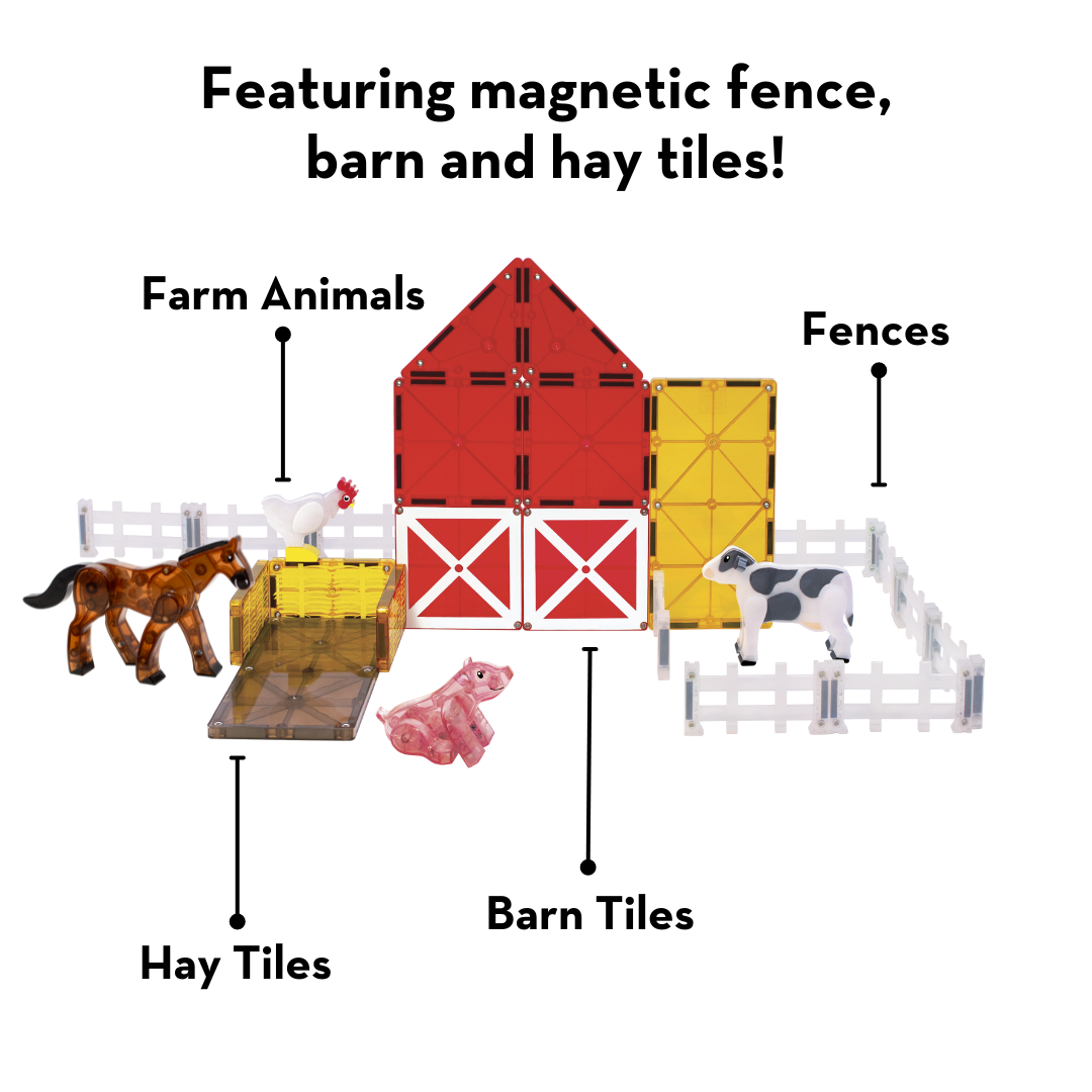 Magna-Tiles - Farm Animals 25 Piece Set