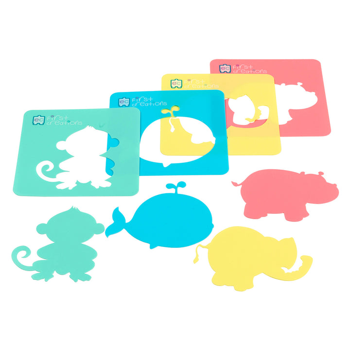 First Creations - Animal Stencils (Set of 4)
