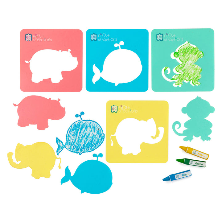 First Creations - Animal Stencils (Set of 4)