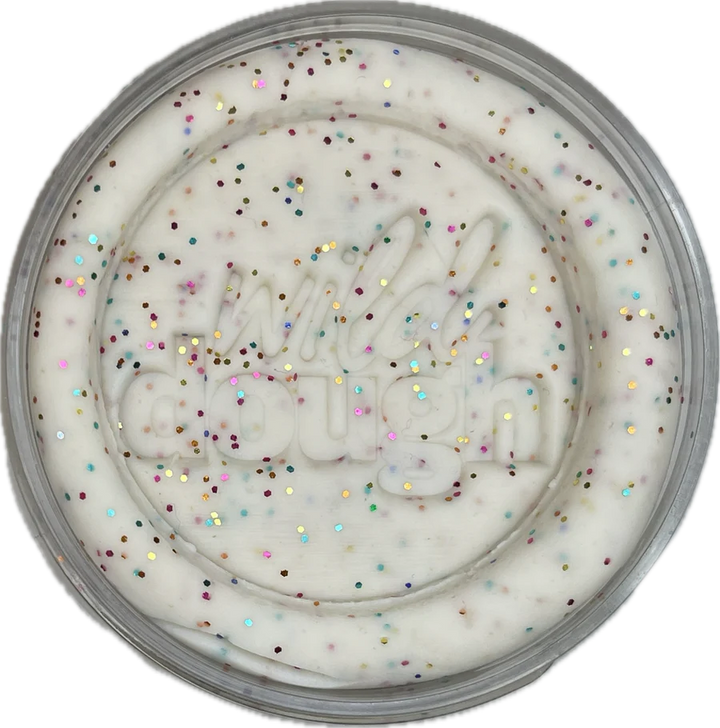 Glitter Scented Playdough - Fairy Dust White (280g Jar)