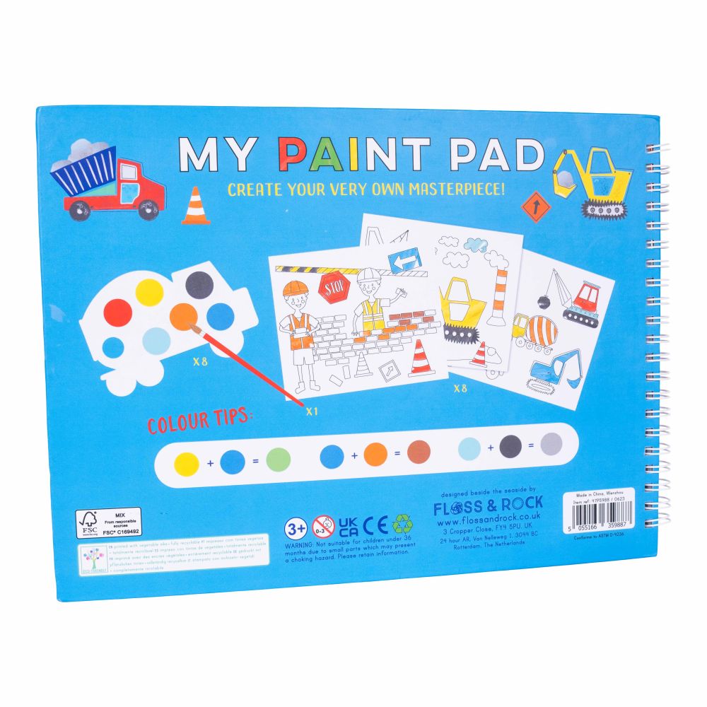 Floss & Rock - My Painting Pad Set - Construction