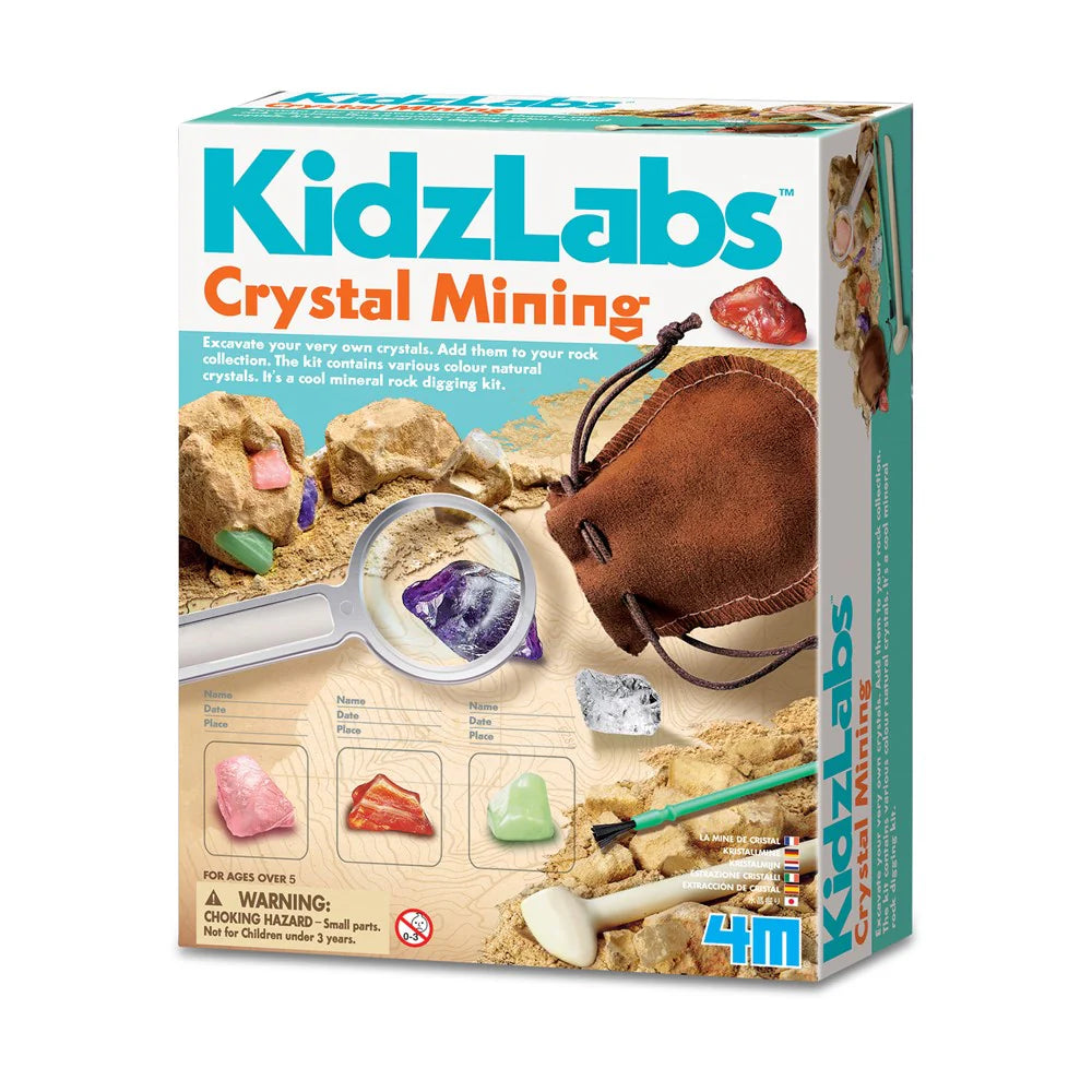 4M - KidzLabs - Crystal Mining Set
