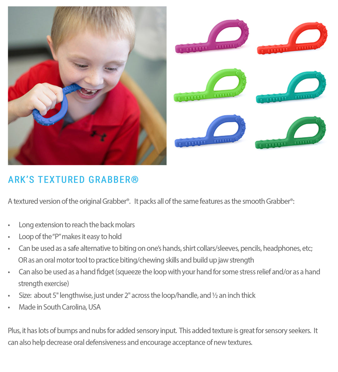 Ark - Grabber® Original Chew Tool - Textured (Individual)
