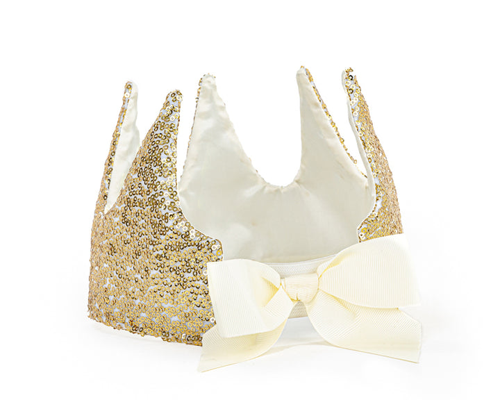 Great Pretenders - Precious Gold Sequin Crown