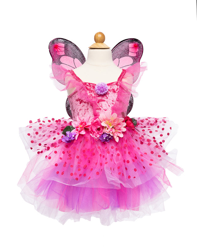 Great Pretenders - Fairy Blooms - Deluxe Pink Dress & Wings