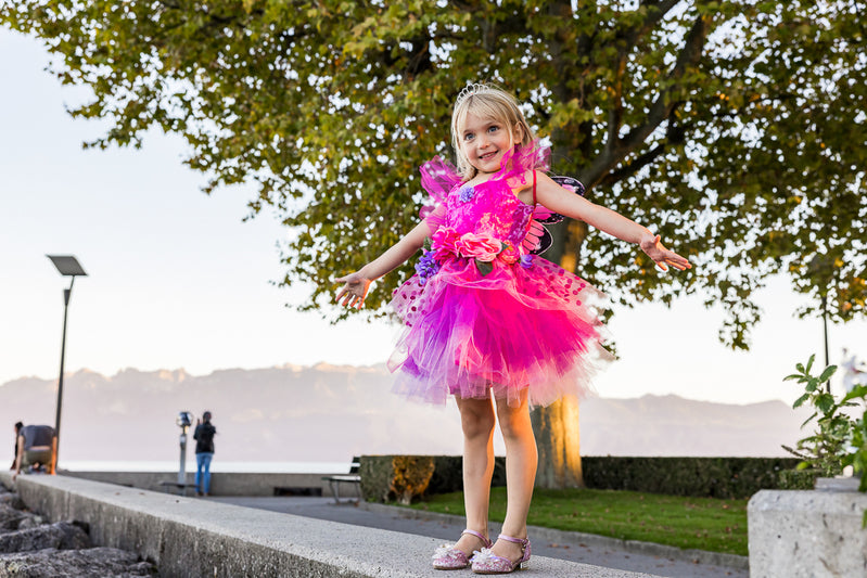 Great Pretenders - Fairy Blooms - Deluxe Pink Dress & Wings