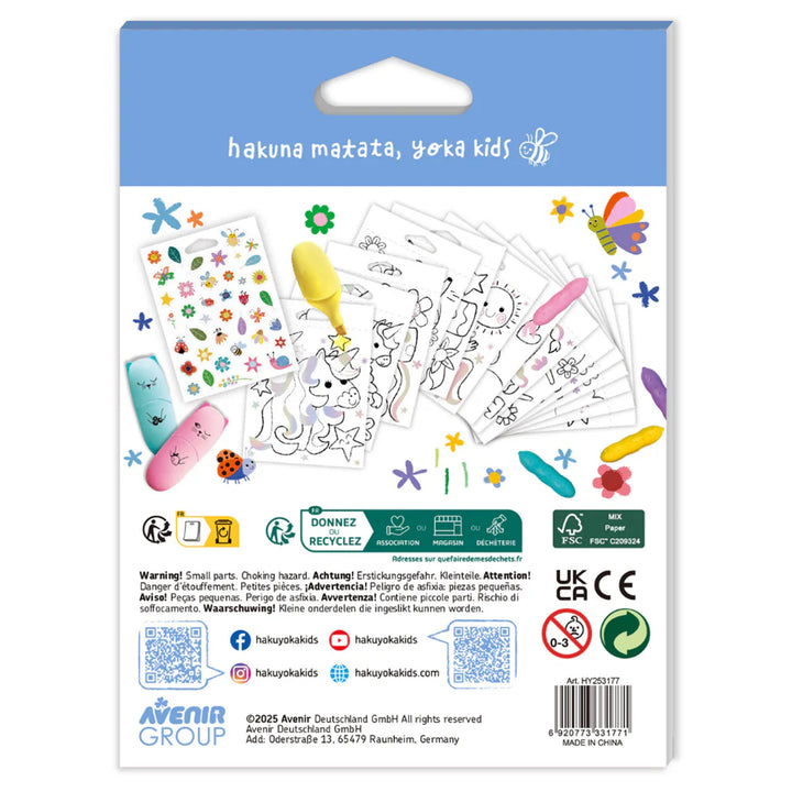 Haku Yoka - Mini Colouring Book - Unicorn