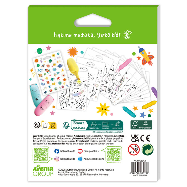 Haku Yoka - Mini Colouring Book - Space
