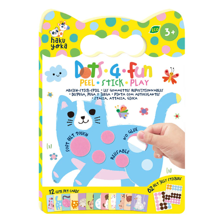 Haku Yoka - Dots 4 Fun - Peel Stick Play Set (Pets)