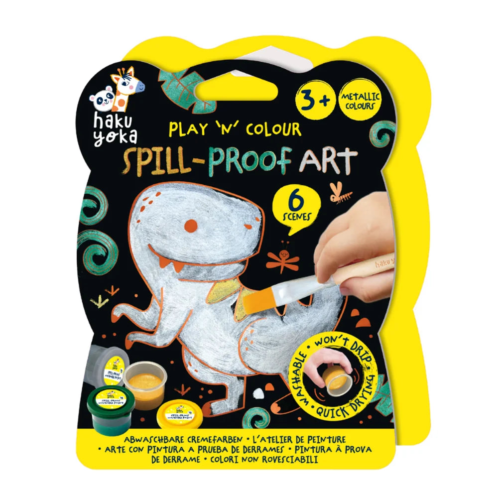 Haku Yoka - Dino Spill Proof Art Set