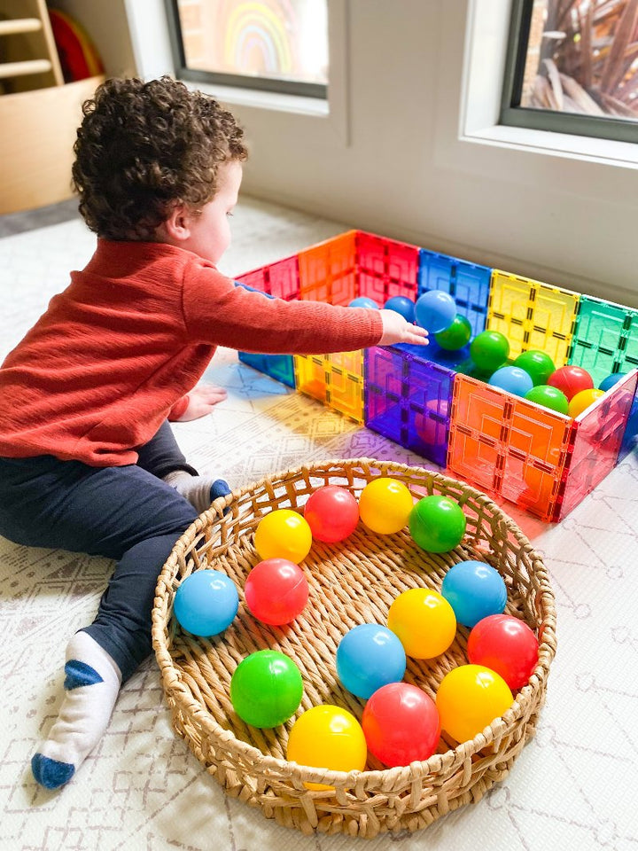 Learn & Grow Toys - Magnetic Tiles - Large Square Pack (8pc)