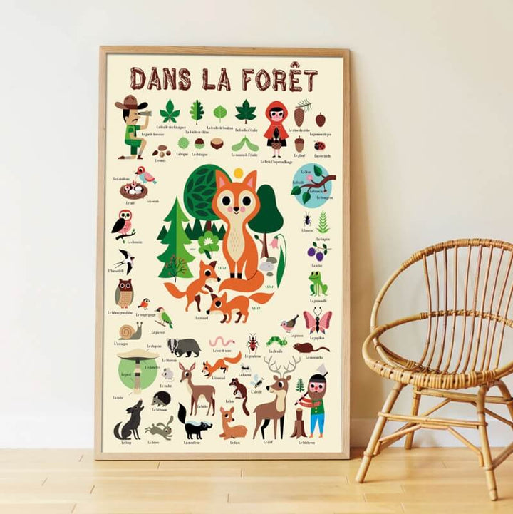 Discovery Large Poster & Sticker Set - Forest
