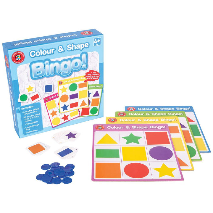 Colour & Shape Bingo Game