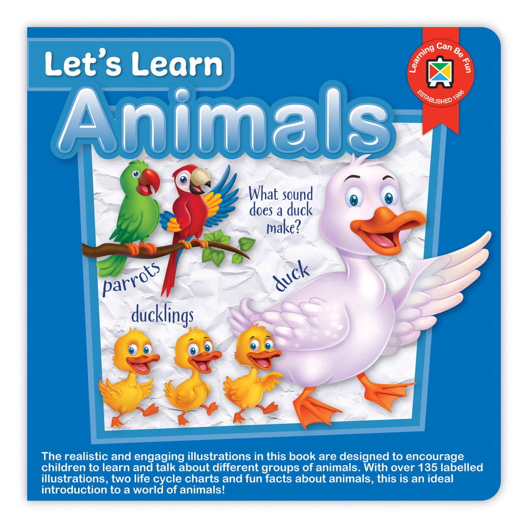 Book - Let's Learn - Animals Board Book