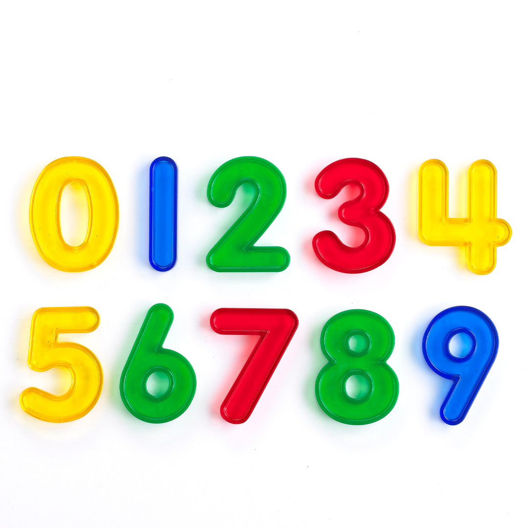 Transparent Numbers (Set of 10)