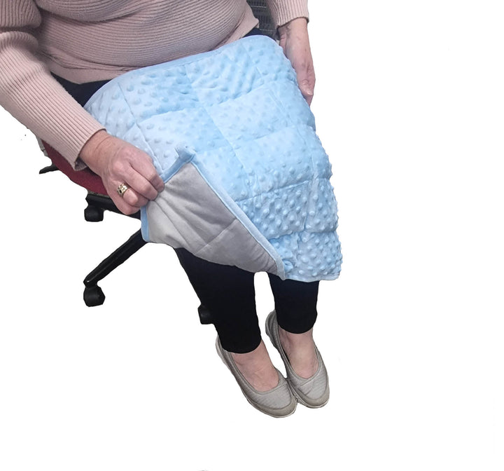 Weighted Soft Lap Blanket 2.5kg - Blue