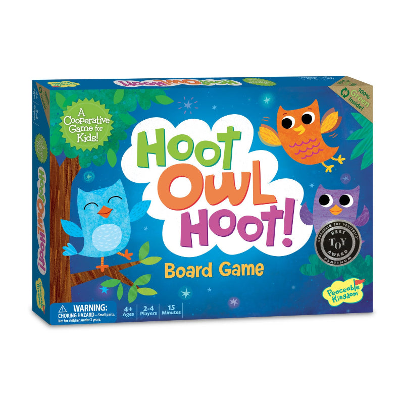 Peaceable Kingdom - Hoot Owl Hoot - A Cooperative Board Game