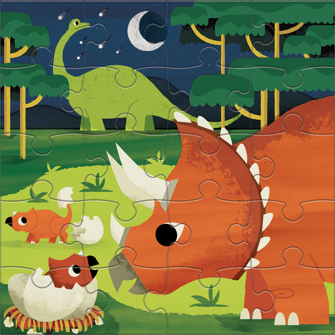 Mudpuppy - 20pc Magnetic Puzzles - Dinosaurs (Set of 2)