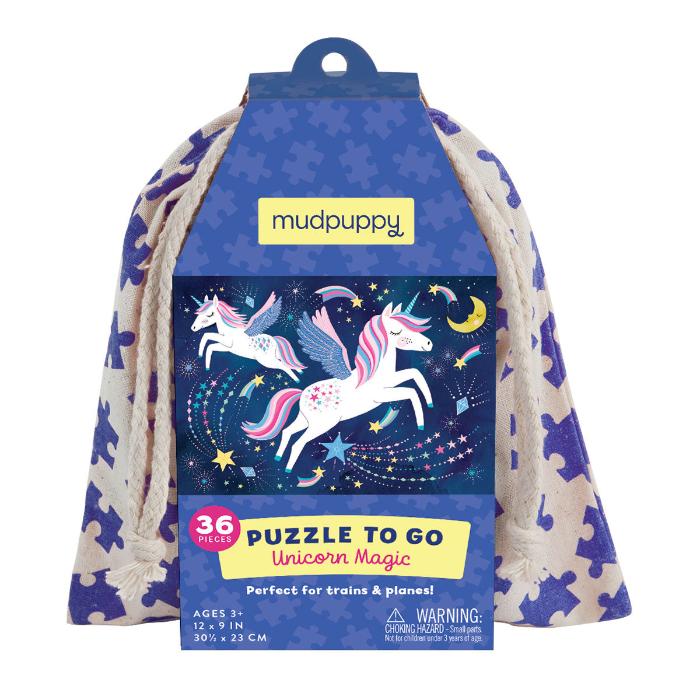 Mudpuppy - 36pc To Go Puzzle - Unicorn Magic