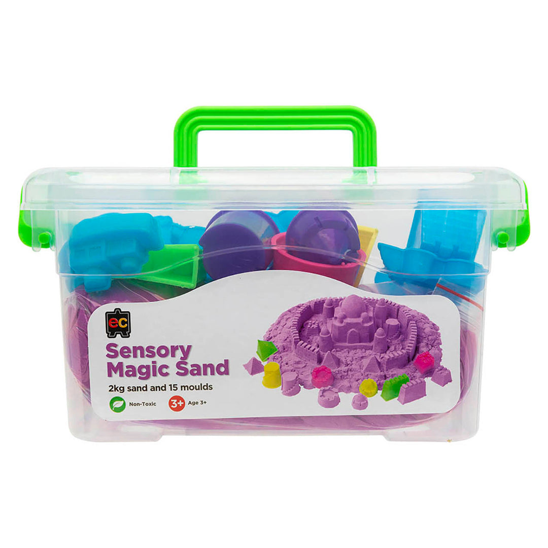 EC - Sensory Magic Sand With Moulds - Purple (2kg Tub)