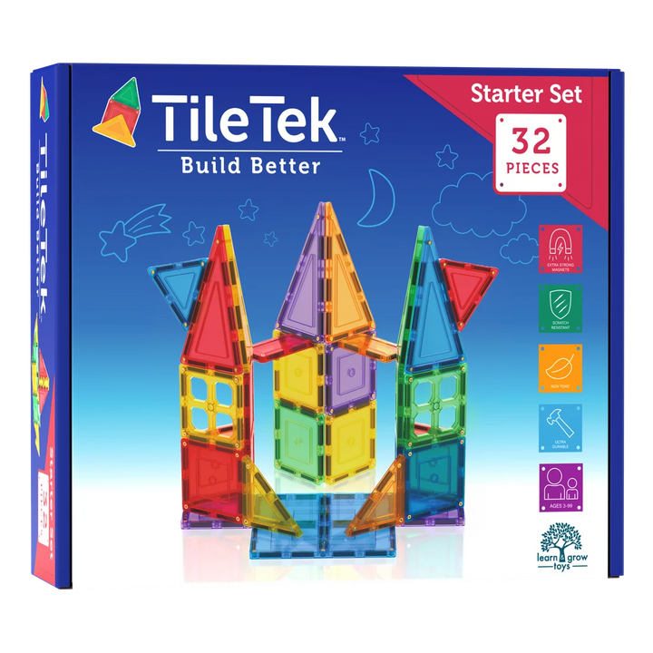 TileTek - Magnetic Tiles - Starter Set 32pc