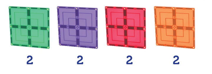 TileTek - Magnetic Tiles - Large Square Set (8pc)