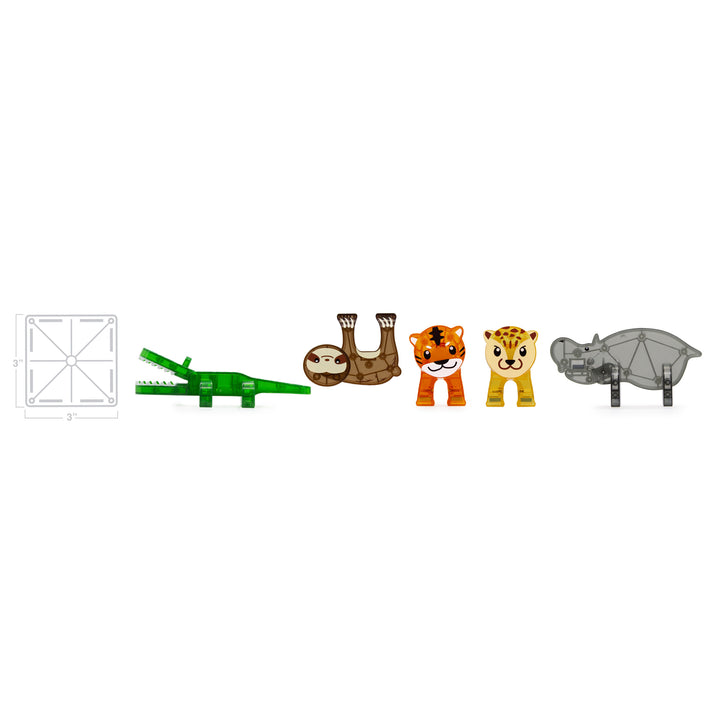 Magna-Tiles - Jungle Animals 25 Piece Set