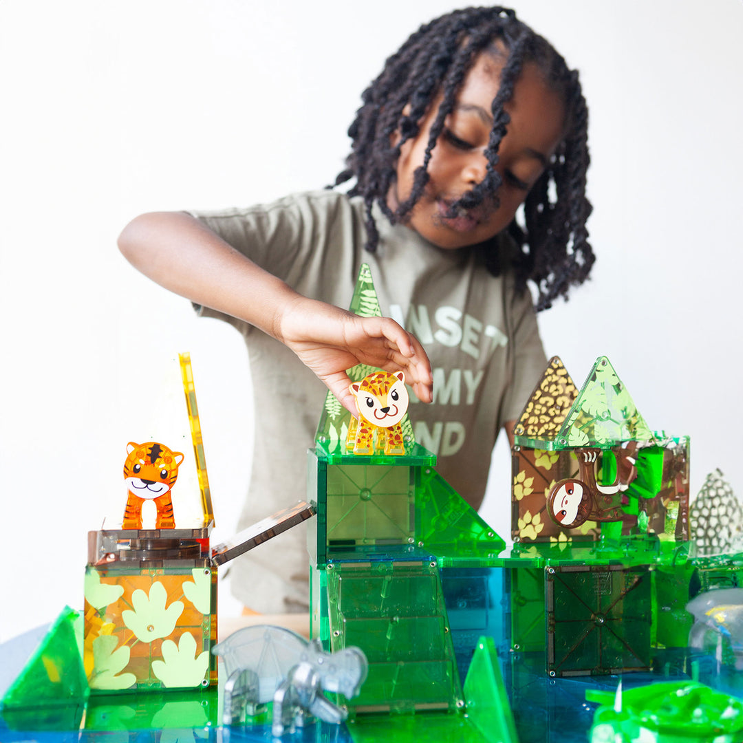 Magna-Tiles - Jungle Animals 25 Piece Set