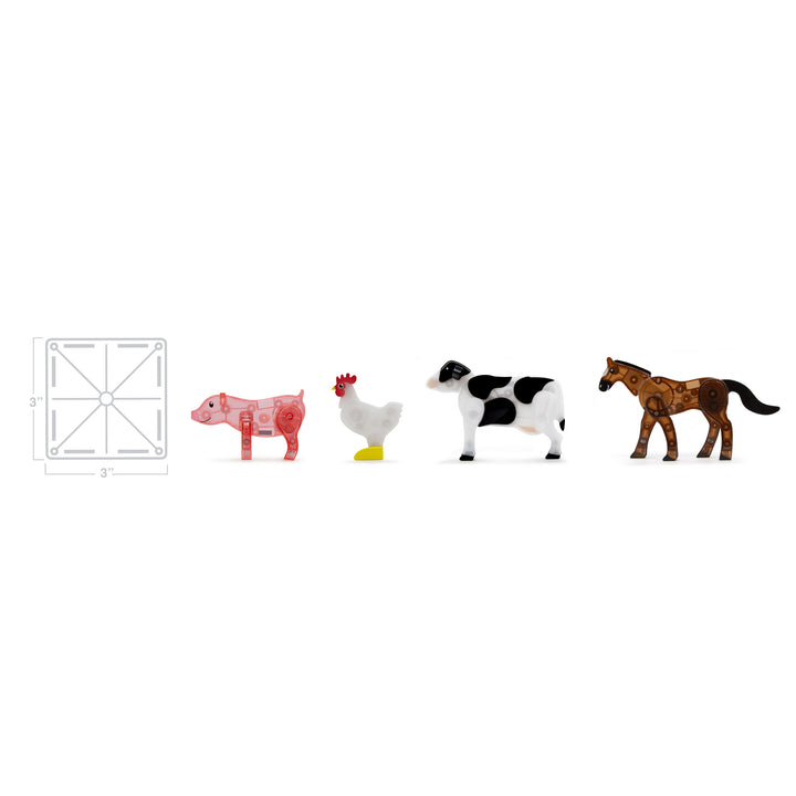 Magna-Tiles - Farm Animals 25 Piece Set