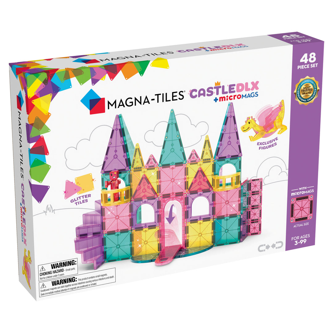 Magna-Tiles - Castle DLX + microMAGS (48pc)