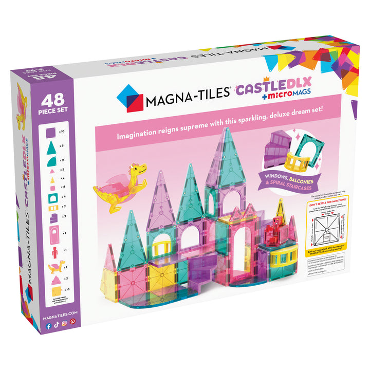 Magna-Tiles - Castle DLX + microMAGS (48pc)