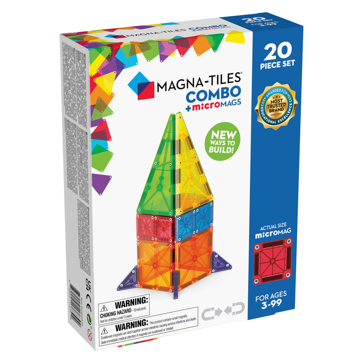 Magna-Tiles - Combo + microMAGS (20pc)