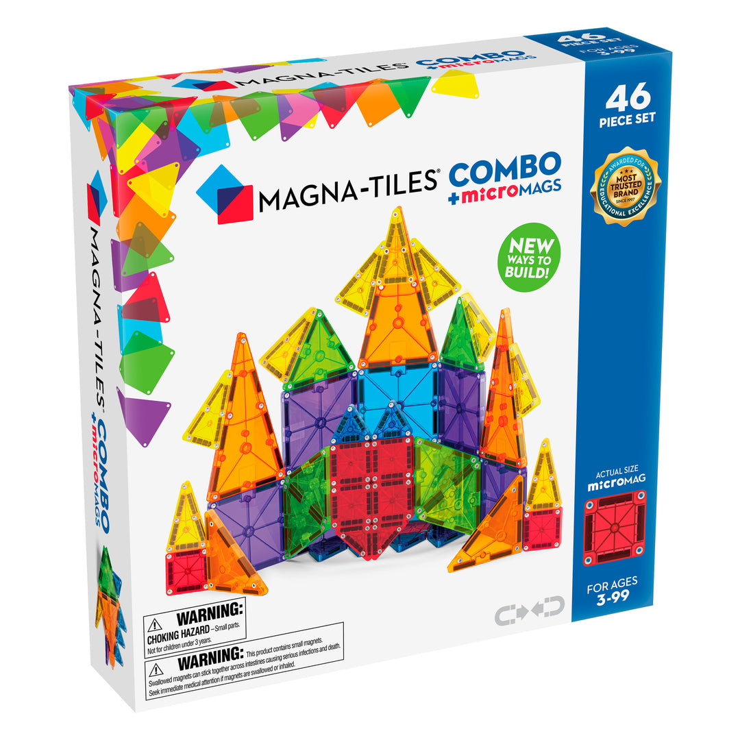 Magna-Tiles - Combo + microMAGS (46pc)