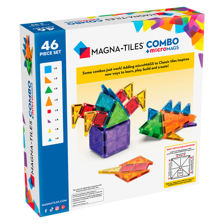 Magna-Tiles - Combo + microMAGS (46pc)