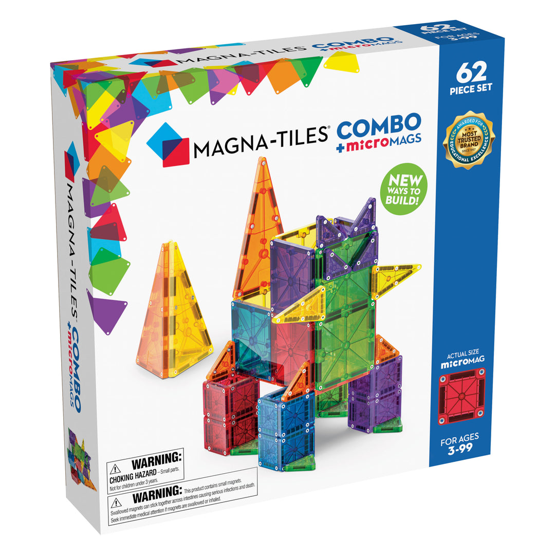 Magna-Tiles - Combo + microMAGS (62pc)