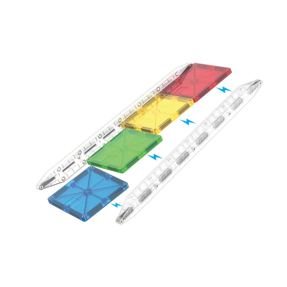 Magna-Tiles - Rail Racers - Rail Pack (8pk)