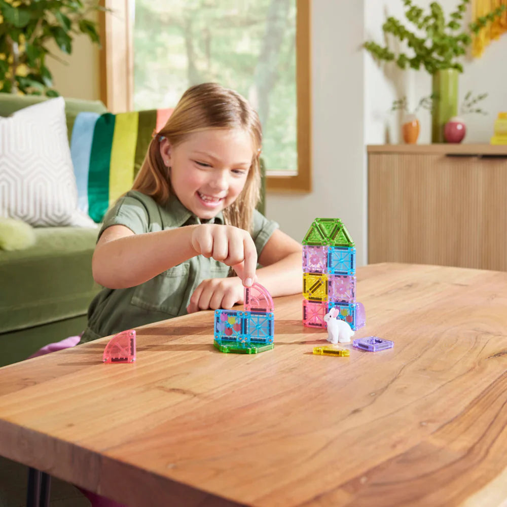 Magna-Tiles - microMAGS Travel Set - Spring Garden (24pc)