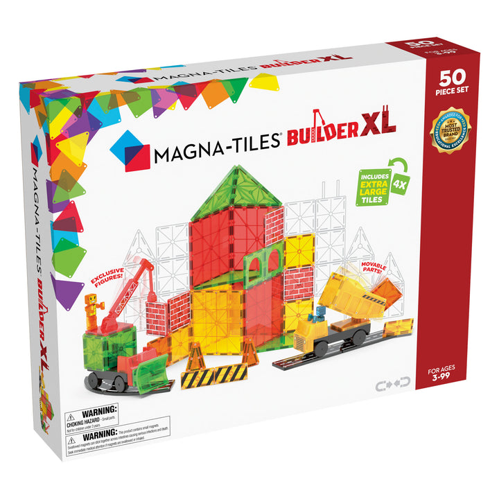 Magna-Tiles - Builder Construction XL Set (50pc)