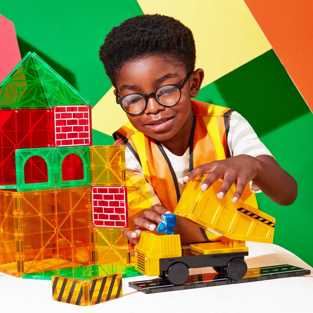 Magna-Tiles - Builder Construction XL Set (50pc)