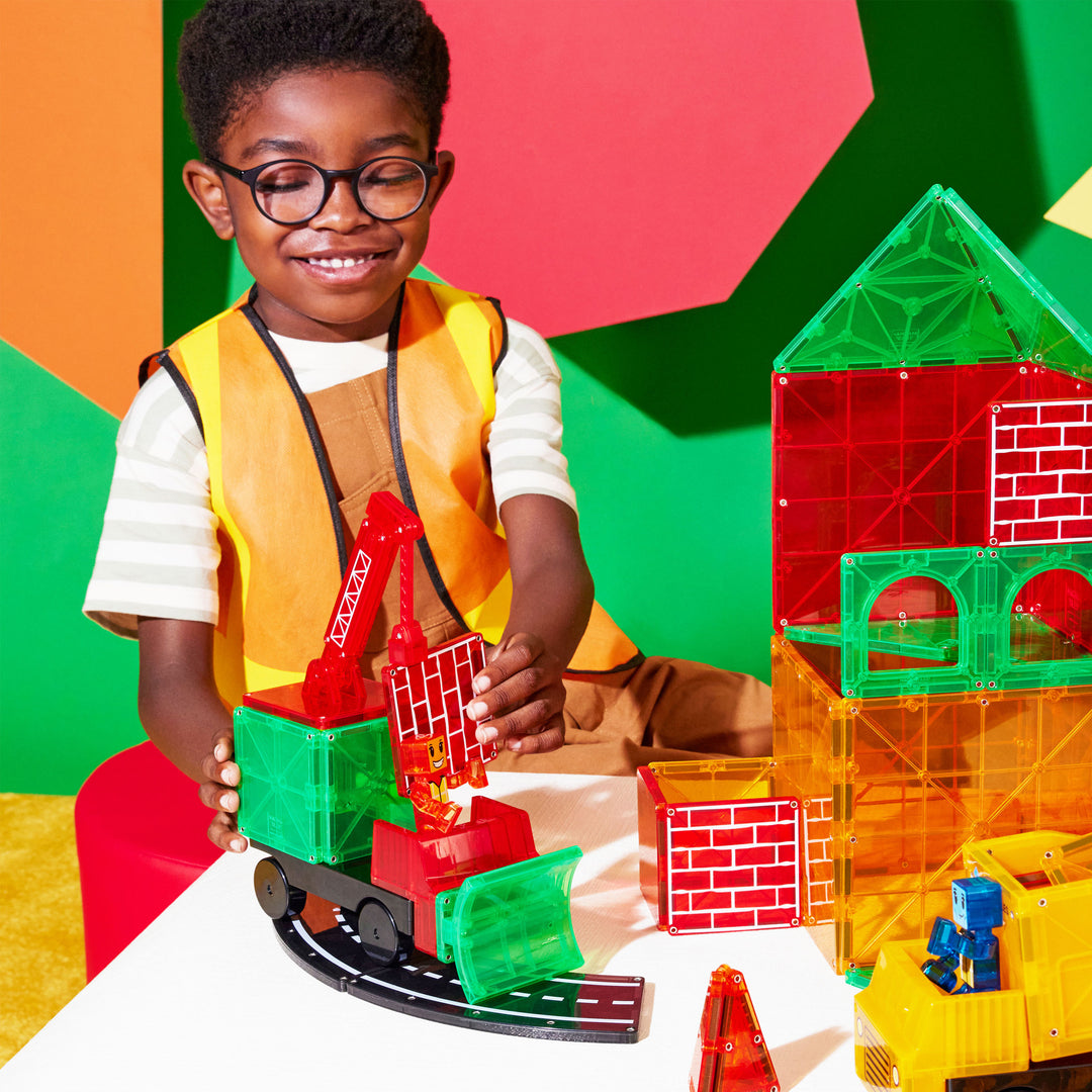 Magna-Tiles - Builder Construction XL Set (50pc)