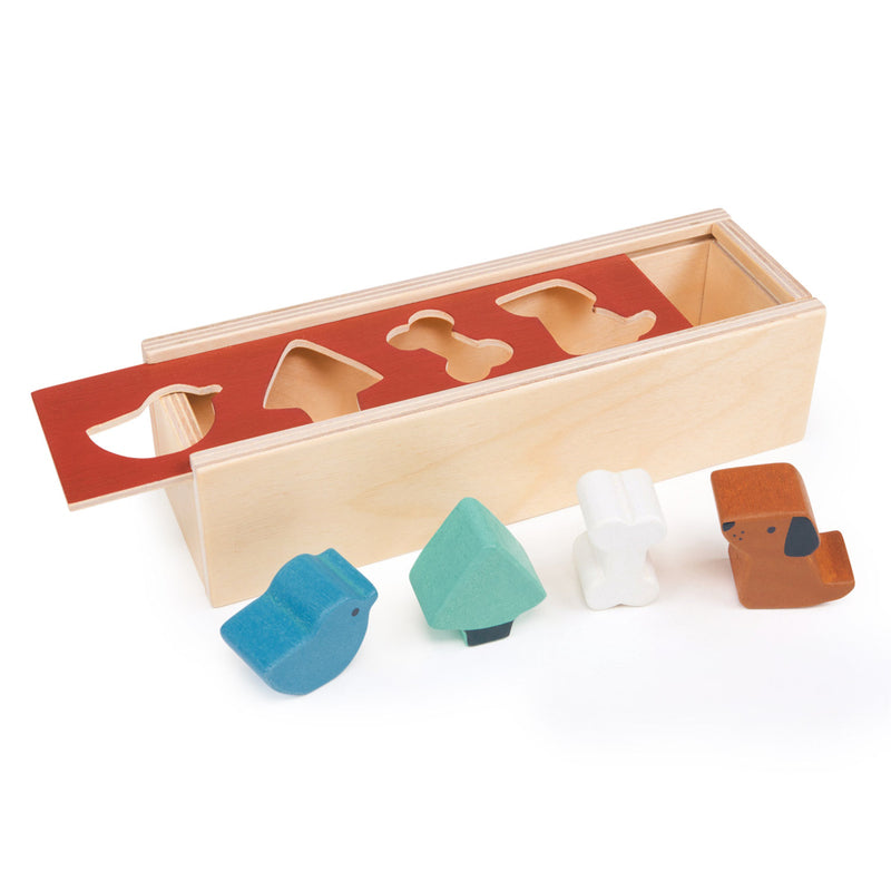 Mentari - Wooden Pet Shape Sorting Box