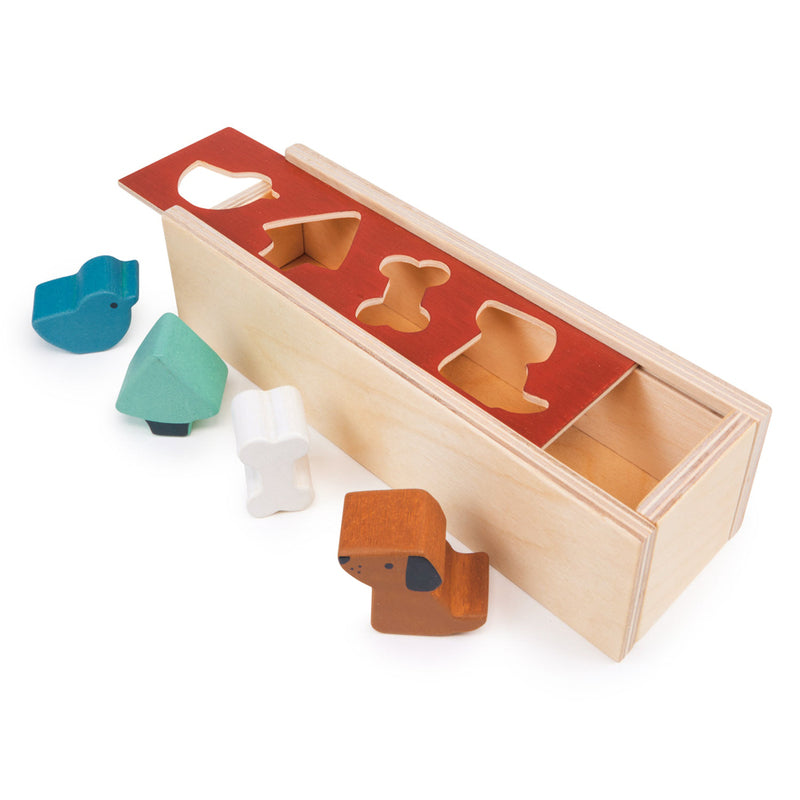 Mentari - Wooden Pet Shape Sorting Box