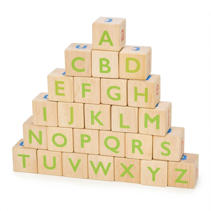 Mentari - Wooden Alphabet Spelling Blocks