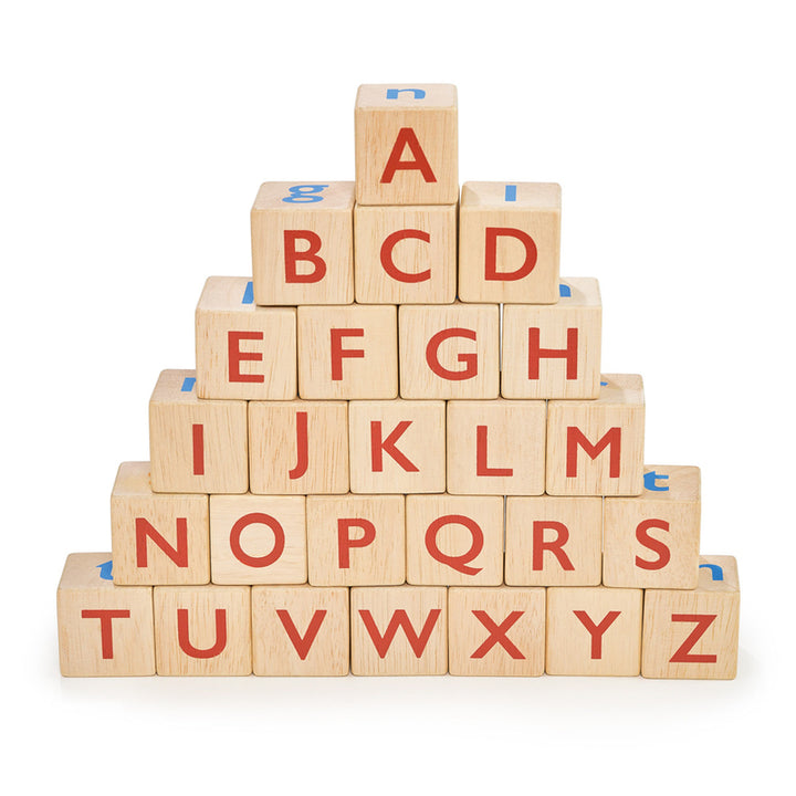 Mentari - Wooden Alphabet Spelling Blocks