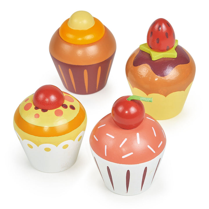 Mentari - Wooden Teatime Cupcake Set