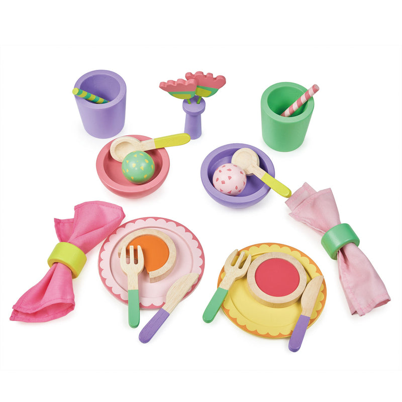 Mentari - Wooden Party Time Lunch Set