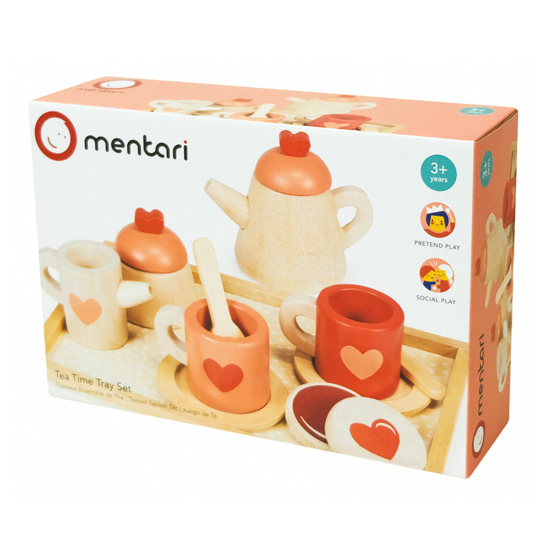 Mentari - Wooden Tea Time Tray Set