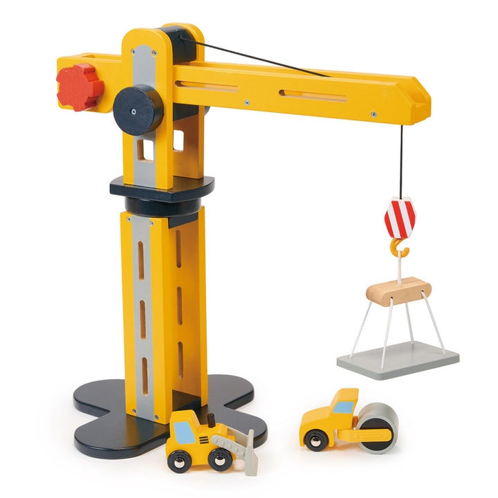 Mentari - Wooden Big Yellow Crane Set